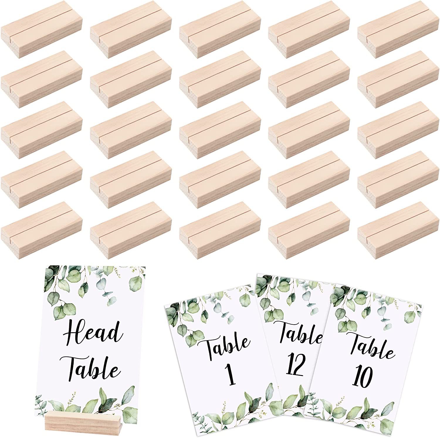 26 wedding tables and 26 holder wooden tables green eucalyptus table…
