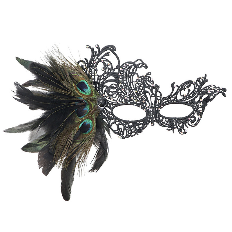 Ventas transfronterizas calientes de Halloween máscaras de encaje de Phoenix máscaras de rendimiento de máscaras sexuales de la reina