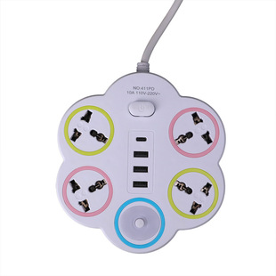 �羳���Q10A220V��ɫ��������k���Ų厧USBСҹ�����λ�Ų�