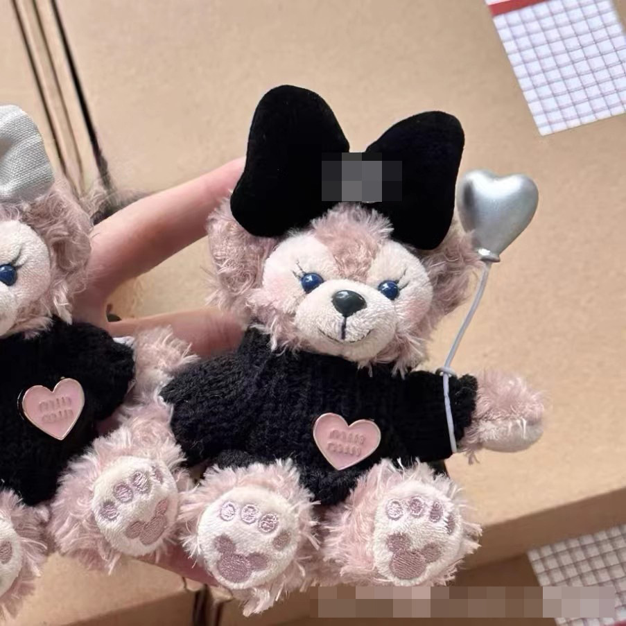 Nuevo producto lindo pequeño Xiangfeng niña colgante bolso llavero muñeco de felpa muñeca muñeca coche espejo retrovisor colgante regalo