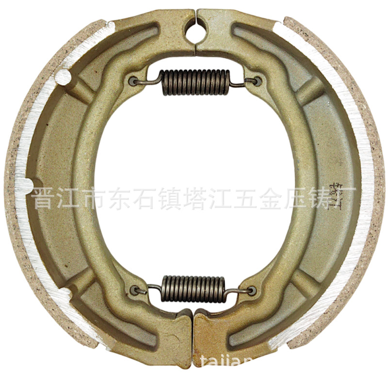 Qianjiang Zapata de freno QJ125 pastillas de freno de la motocicleta Placa de fricción de la pastilla de freno de tambor de fábrica profesional al por mayor