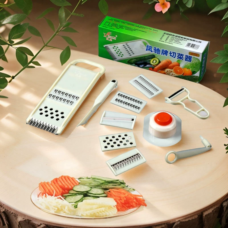 Fengchi многофункциональная резьба резьбитель продленное тонкое резание картофеля резьбитель очиститель фрукты ситчик Доставляющие ручку
