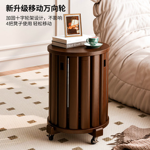 Stackable Stool Modern Dining Table Stool Log New Chinese Style Stackable Solid Wood Round Stool Coffee Table Household