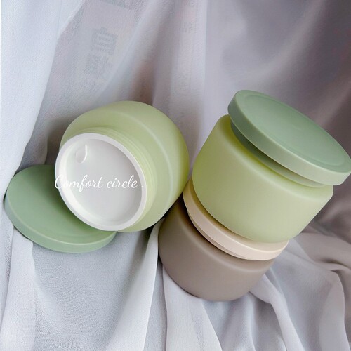 250g cosmetic cream bottle injection molded thick wall frosted plastic bottle wide mouth hair mask hair wax gel cream bottle