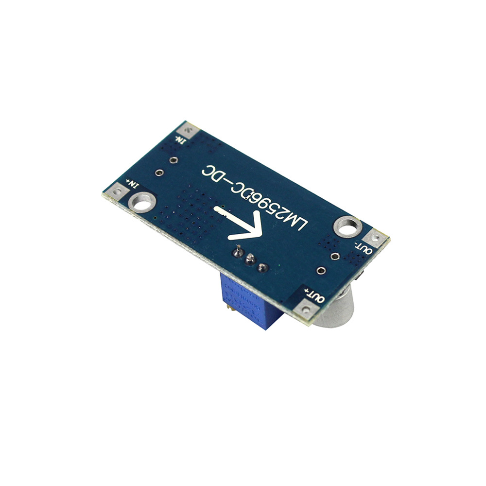 DC-DC 강압 전원 공급 장치 모듈 3A 조정 가능한 강압 모듈 LM2596 조절 24V ~ 12V 5v 3v