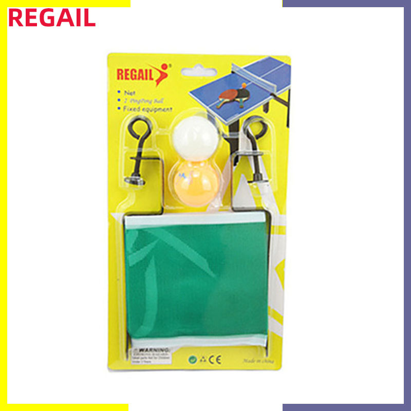 Factory direct sales of yellow and green fiberglass mesh indoor and outdoor cross-border preferred simple and portable ping pong net frame sets