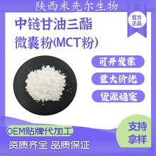 MCT粉现货食品级中链甘油三酯微囊粉 高载油率 70% 水溶性好 厂家