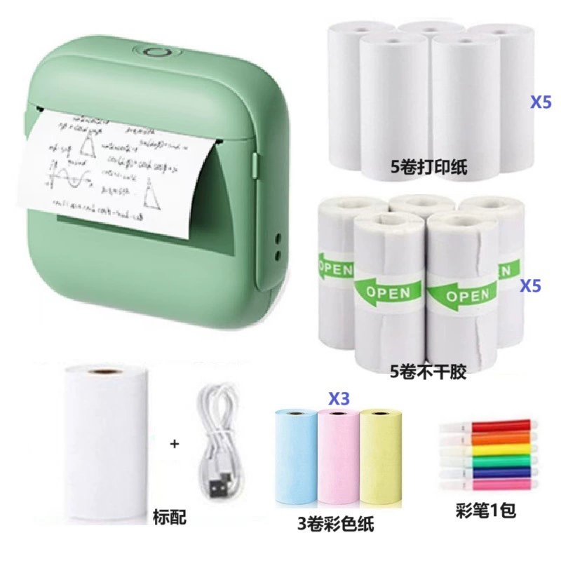 Handheld small printer, mobile phone, photo, (Cross-border trading), bluetooth