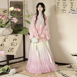 汉服套装;童汉服;汉服禅茶服