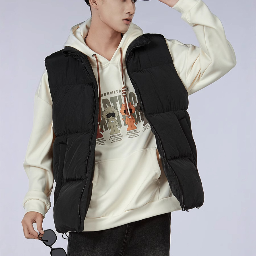 Chaleco Acolchado Casual para Hombre de Algodón y Poliéster Térmico para Invierno image 6