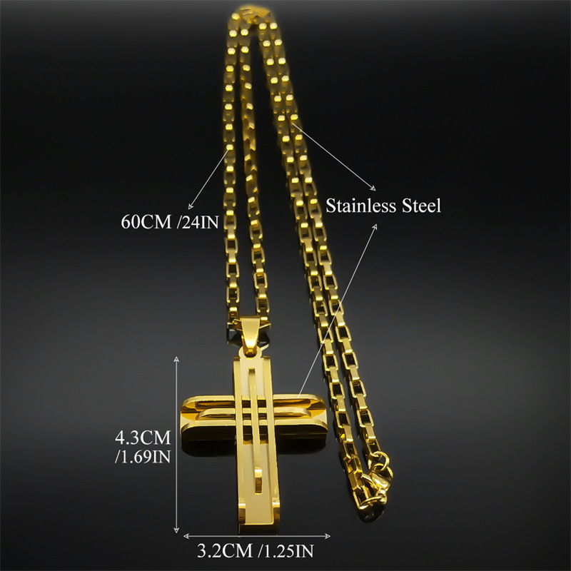 304 Stainless Steel Chain Material 1 Piece Quantity Simple Style Geometric 304 Stainless Steel Polishing Plating Unisex Pendant Necklace