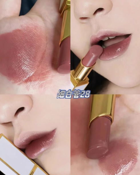 【官方正品】TF口红黑管白细管16滋润哑光100#80#保湿唇膏129唇釉|undefined