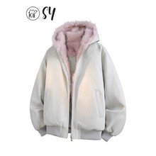 座山雕运动棉服女冬季2025新款毛领小个子棉衣巨好看加绒加厚外套