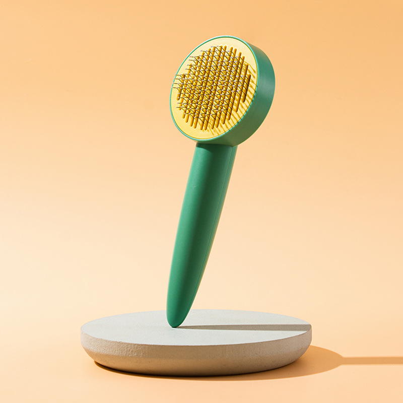 녹색 자가 세척 빗