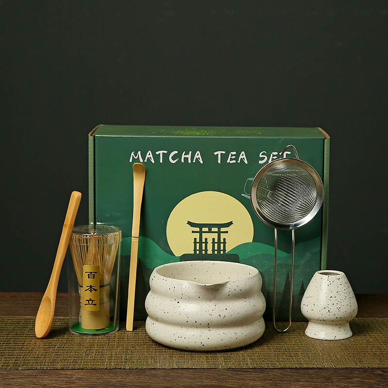 抹茶碗打抹茶宋代点茶工具陶瓷茶筅立搅拌器日式竹抹茶刷茶筅套装|undefined
