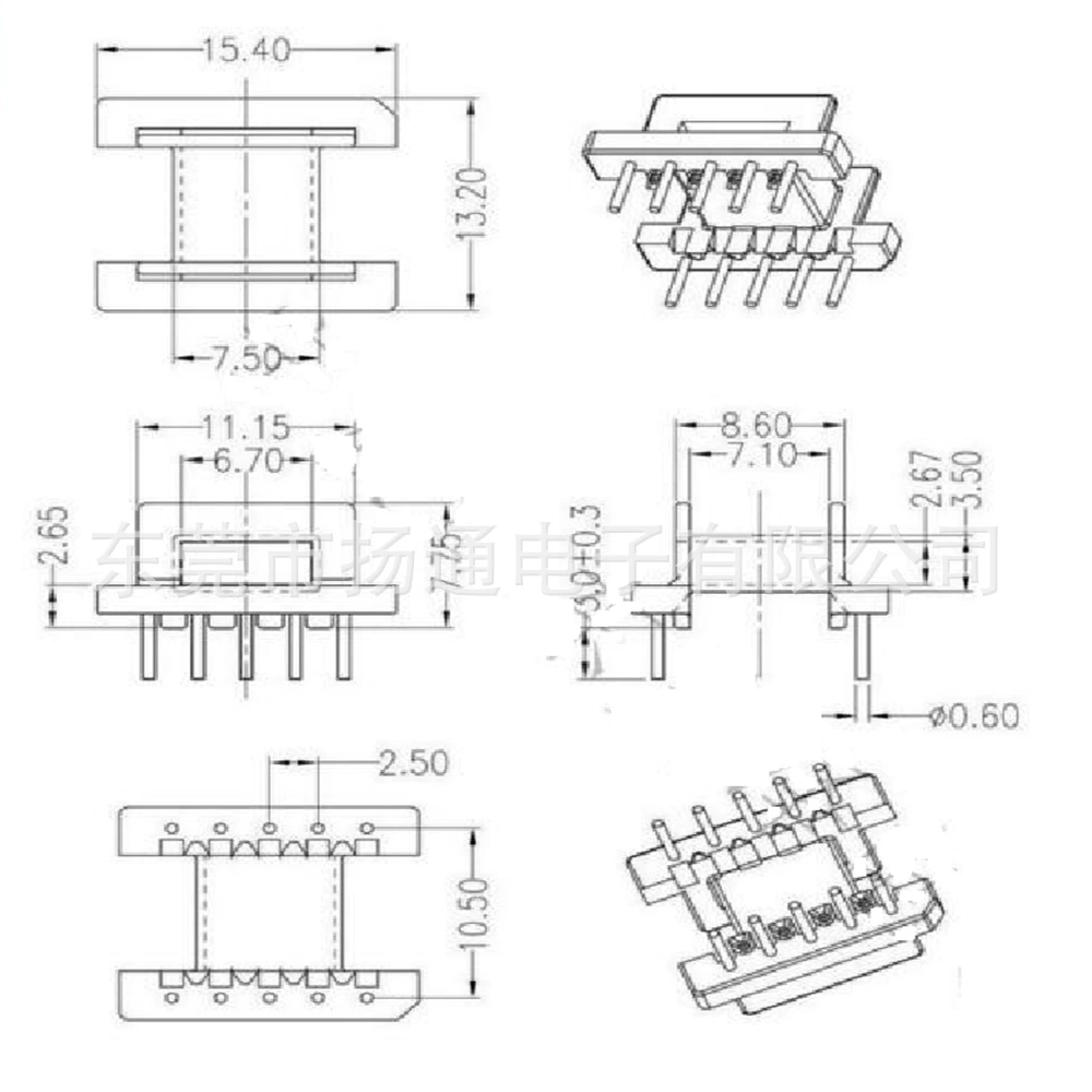 Transformer, skeleton, electronic power supply