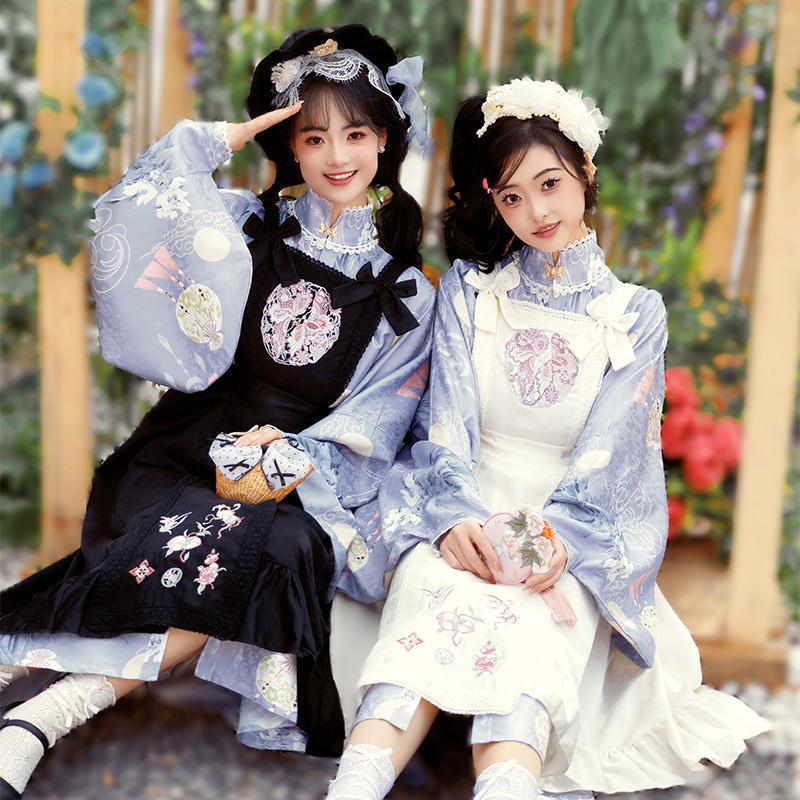 Dream Maker Hanfu Women's Spring Festival New Year Outfit Winter Thickened Style with Pipa Sleeves and Modified Overdress Hanfu