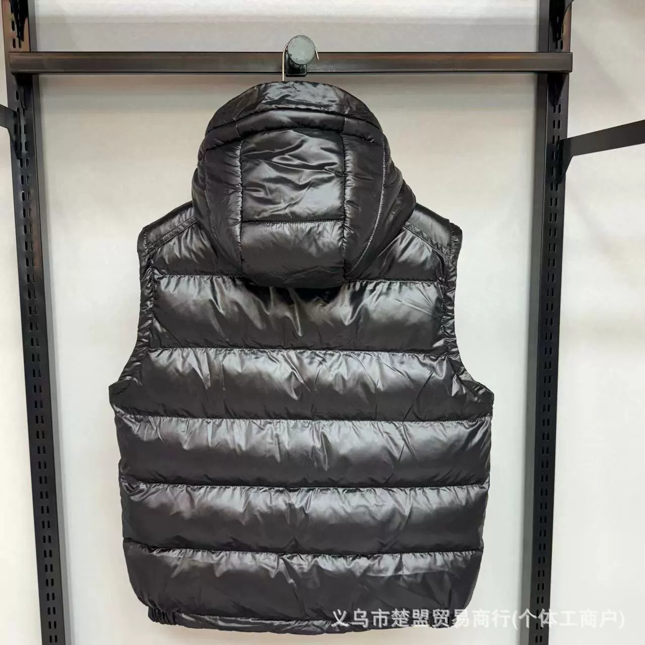Elite Black Puffer Vest with Hood - Classic Down Jacket, Duck Down Insulation for Warm Comfort