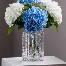 仿生干花绣球花花蓝色保湿手感花束客厅摆件摆设插花装饰假花