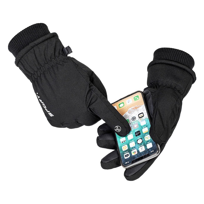 Winter Ski Gloves for Men and Women Q9067 Waterproof and Cold-Proof Plus Velvet Sports Thick Cycling Warm Touch Screen Gloves Export