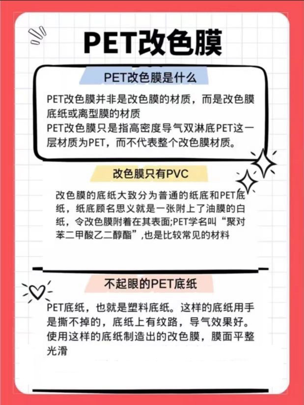 PET car color change film: Shimmering Black, Alluring Red, Metallic Soul Red, Ruby Red, Romanie Red, Liquid Dragon Blood Red