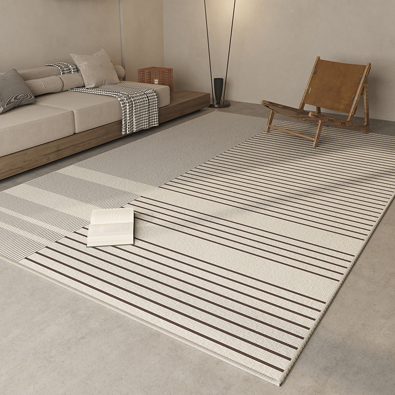 Alfombra doméstica de lujo ligera de dibujos animados resistente a la suciedad fácil de cuidar alfombra de cama resistente a la suciedad alfombra de lana de cristal antideslizante puede ser un agente