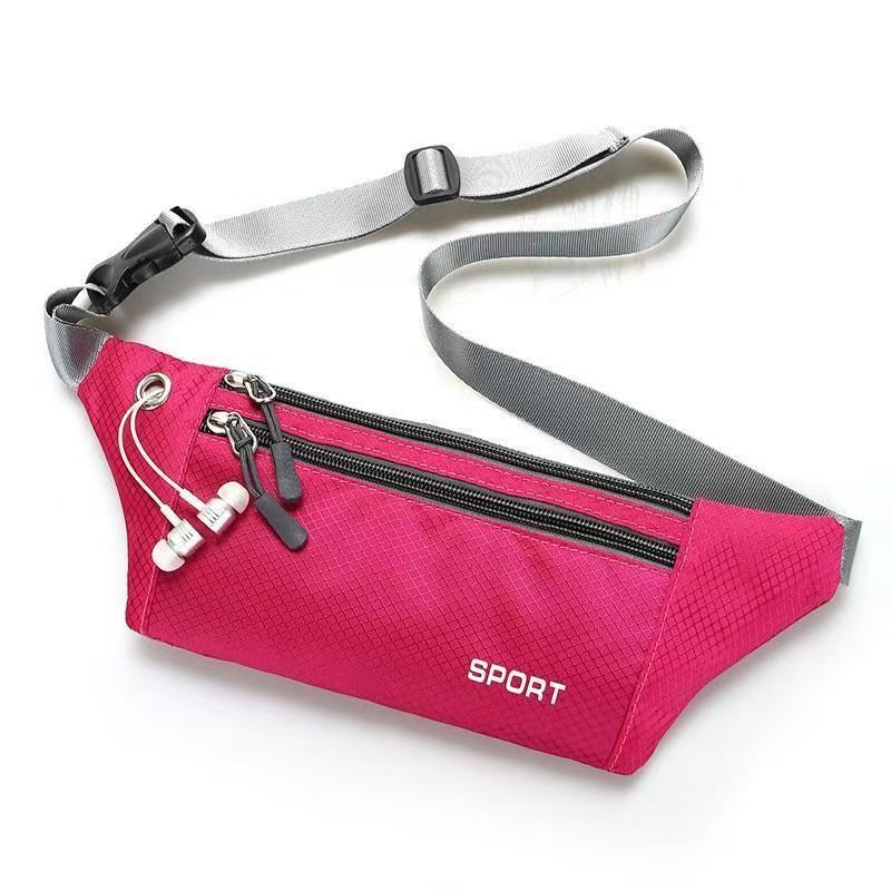 Outdoor Fashion running casual sports waist bag invisible crossbody sports shoulder bag Plaid close-fitting mobile phone waist bag waist Outdoor Fashion running casual sports waist bag invisible crossbody sports shoulder bag Plaid close-fitting mobile phone waist bag waist