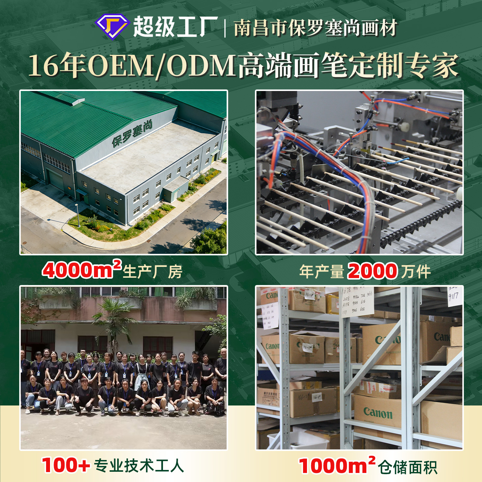 保罗塞尚深梦油画笔套装扇形平头圆尖水粉笔专业美术绘画工具