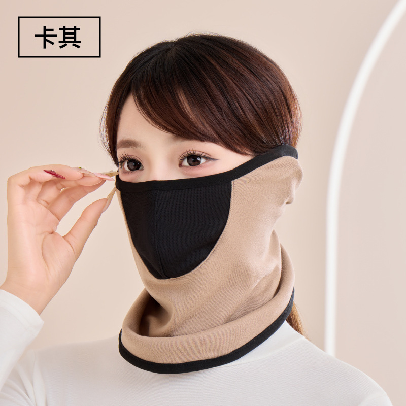 2025保暖口罩女冬季防寒面罩男加绒遮脸骑行防风高颜值显脸小脸罩|undefined