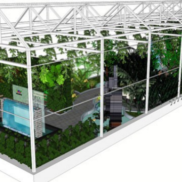 Tienda en espiga actividades de socorro en casos de desastre tienda temporal Tienda Móvil de almacenamiento construcción simple combinación de ensamblaje de desmontaje