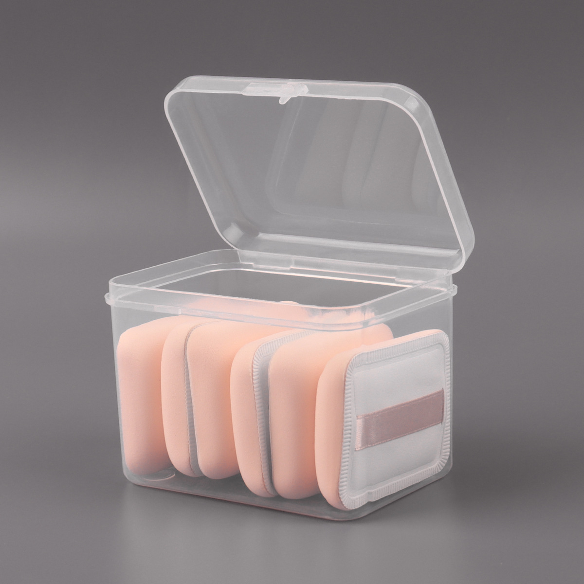 Albuje de polvo de malvavisco personalizado, soplo de esponja de doble propósito húmedo y seco, sin polvo, 100 puntos, juego de caja de regalo de soplo de cojín al por mayor