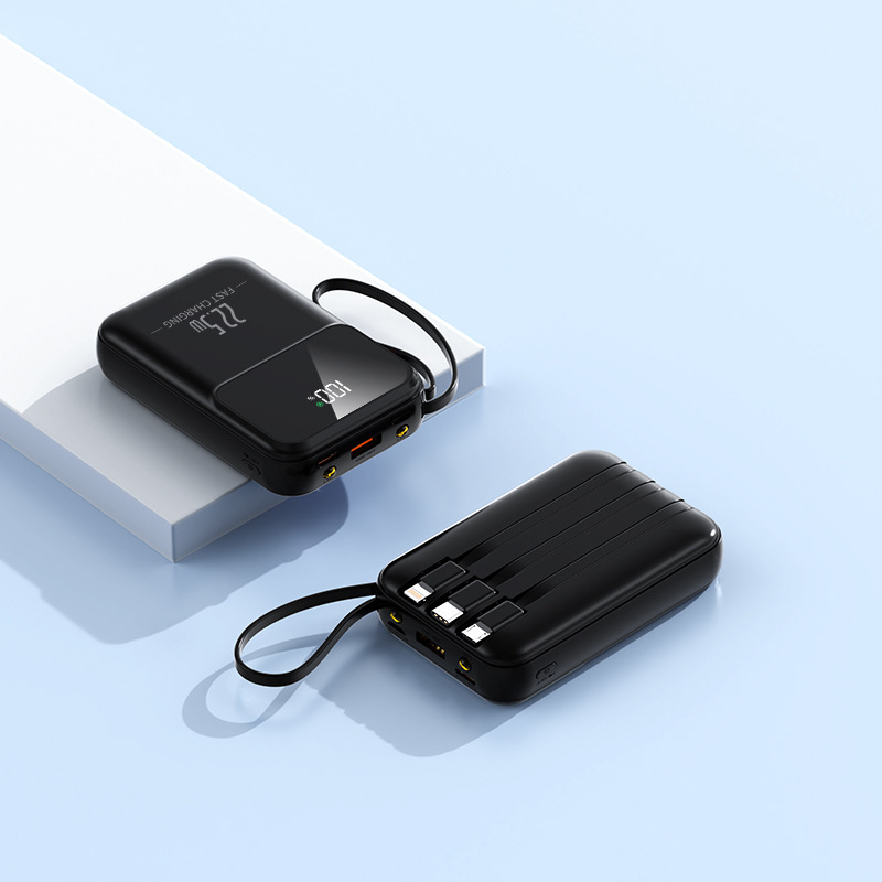 ミニ自己帯線充電宝20000ミリアンペア大容量超速充移動電源ギフトカスタムロゴ|undefined