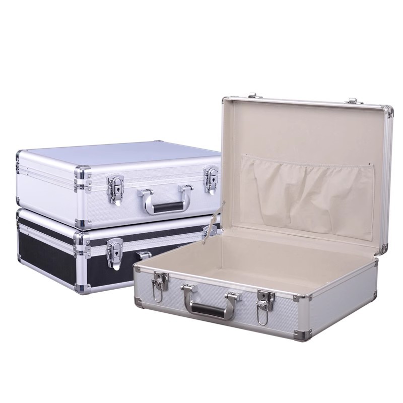 Caja caja de herramientas de equipo de instrumento portátil grande caja de aire caja de almacenamiento de aleación de aluminio kit de herramientas caja de almacenamiento de herramientas