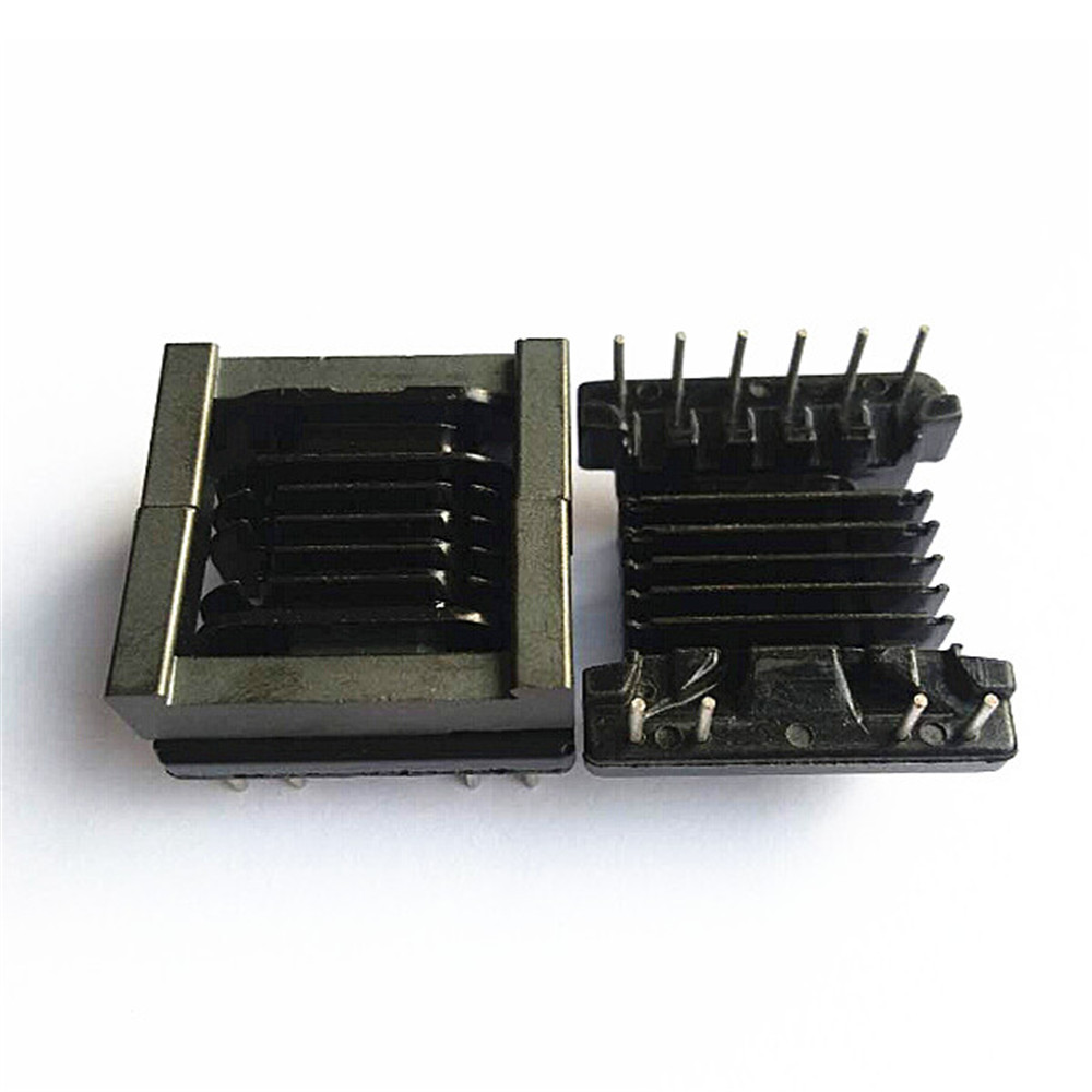 EE13胶木骨架 卧式4+4针变压器开放式卧式电子三相干式开关三绕组