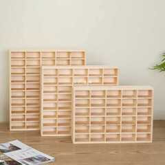 A5L Gym Hand Card Shower Bracelet Storage Box Solid Wood Drawer Miscellaneous Box Classification Organizing Shower Grid Box