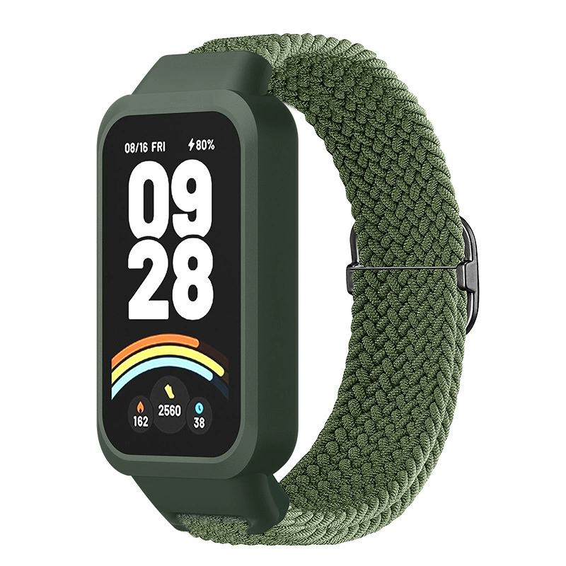 Подходит ремешок на запястье Redmi Band 3, интегрированный тканевый заменитель браслета xiaomi band 9Active ремешок