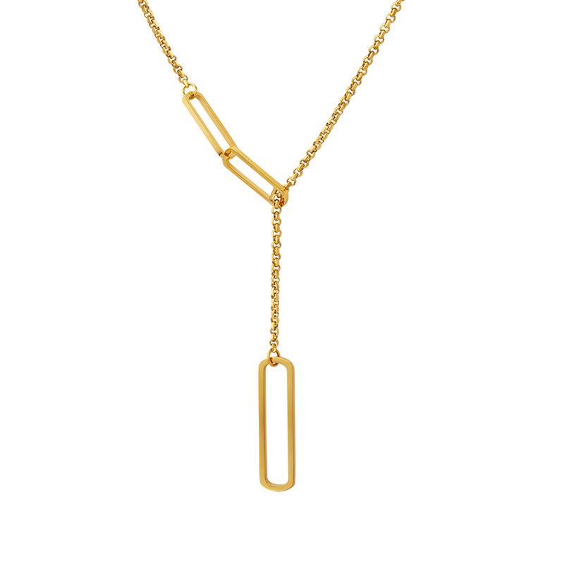 Collana lunga con ciondolo a nappa per donna catena regolabile_voghion.com