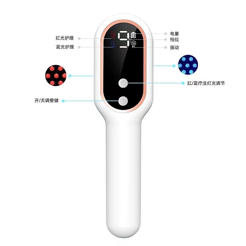 家庭用電気マッサージ櫛マイナスイオン養髪頭皮上薬器ボールガイド櫛|undefined