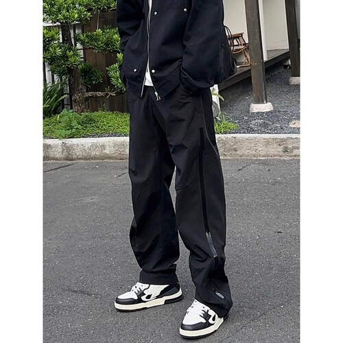 Men's Summer Windproof Waterproof Sports Quick-Drying Straight Leg Casual Pants Ice Silk Loose Thin Men's Pants