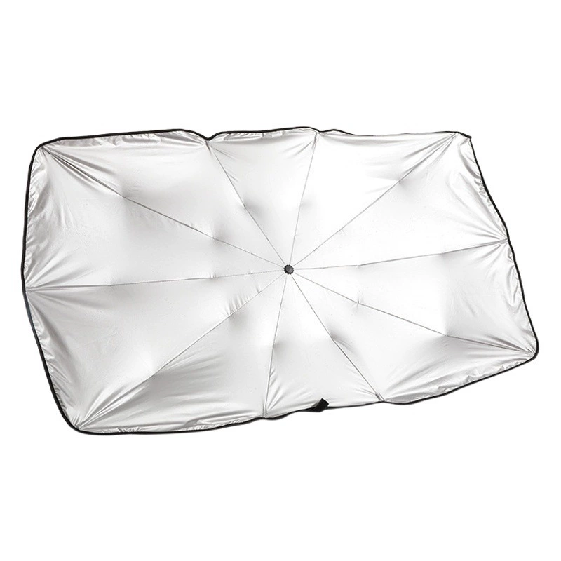 Автомобильный зонт творческий внутренний зонтик автомобильное лобовое стекло солнцезащитный козырек титановый серебряный телескопический защитный солнцезащитный зонт