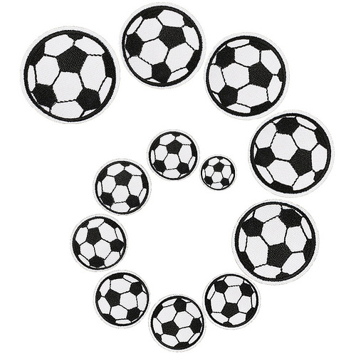 Xiao Tian 2024 Classic Football Patch for Computer Embroidery Fabric Patch Cartoon Football Embroidery Clothing Decorative Embroidery
