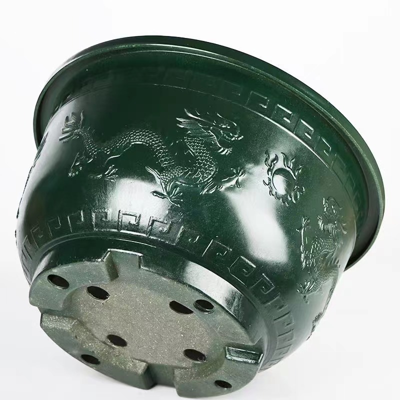 Baking paint Green Dragon Basin