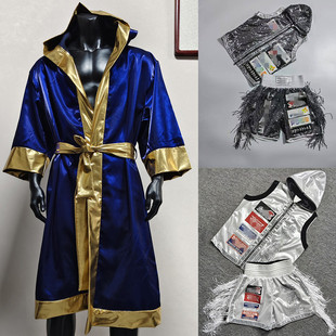 Men's and Women's New Boxing Robe Boxing Hooded Adult Robe Thai Boxing Appearance Robe Fighting Cloak Men's and Women's Cloak