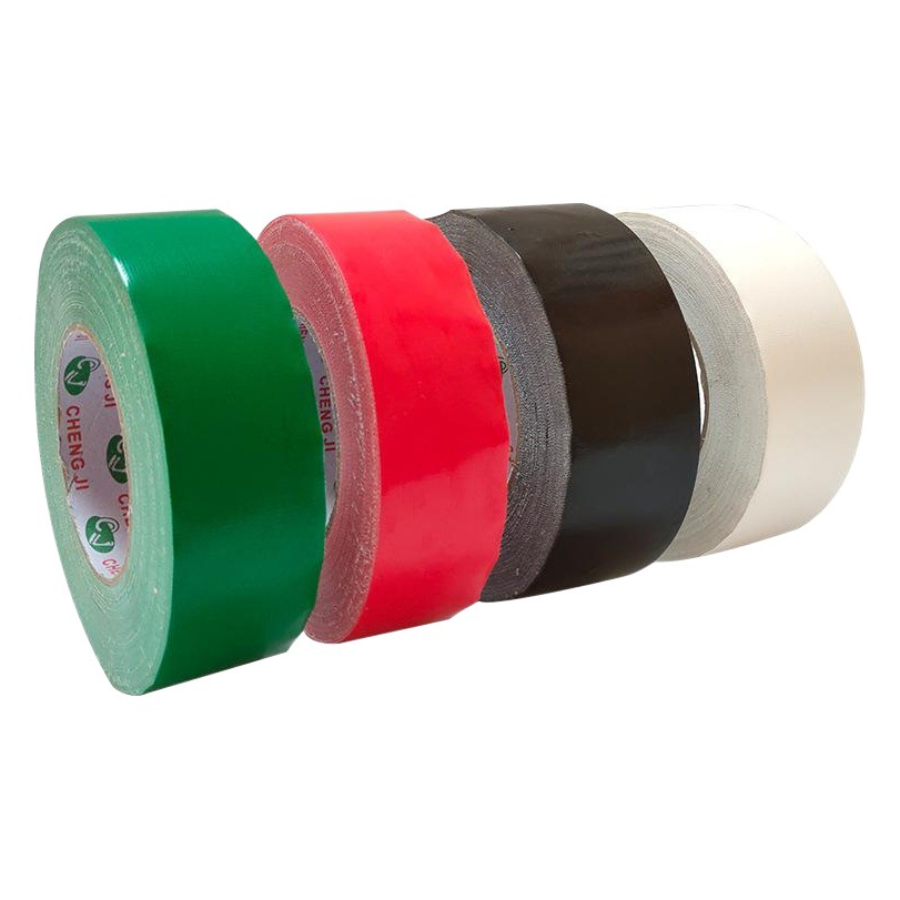 Engrosada y pegajosa cinta de tela roja fácil de rasgar cinta de película impermeable boda exposición alfombra pegamento caja completa envío gratis