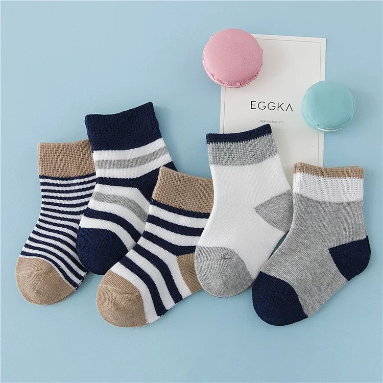 Zhuji calcetines para niños primavera y otoño invierno calcetines de algodón sólido para niños y niñas calcetines para bebés recién nacidos al por mayor