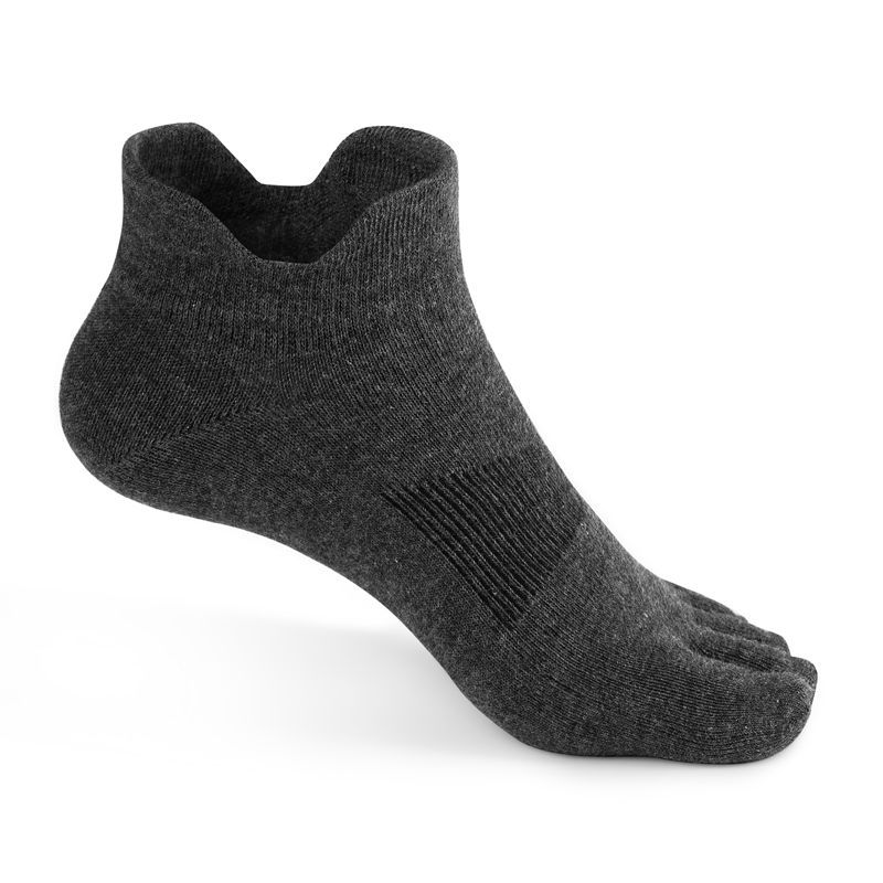 Five-Toe Socks, Short Socks, Combed Cotton Men's Boneless Professional Sports Boat Socks, Autumn and Winter Deodorant and Athlete's Foot Split-Toe Socks