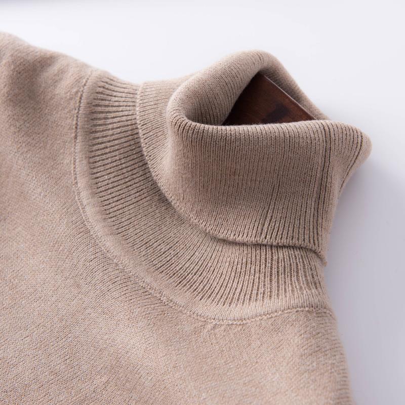 Sweater Turtleneck Sweater 2024 Spring Autumn Winter Pullover Long Sleeve Solid Color Loose Base Sweater Women's Korean Style