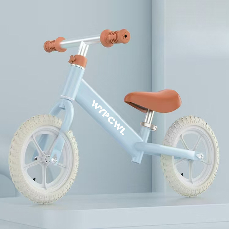 Bicicleta de equilibrio de acero con alto contenido de carbono sin pedales para edades de 1 a 6 años, bicicleta deslizante, andador, patinete para niños.