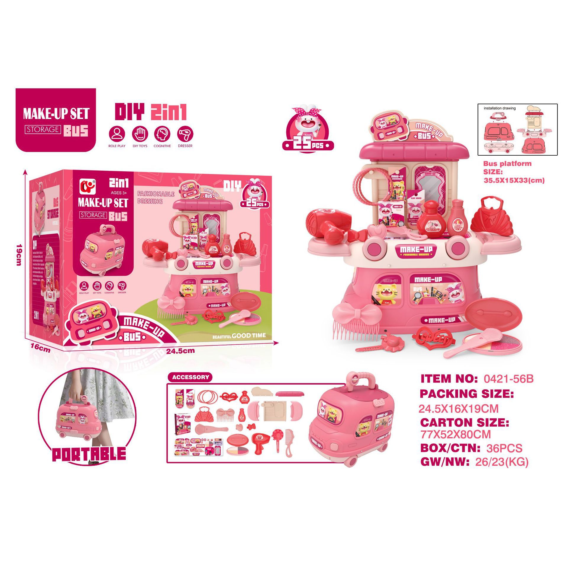 Transfronterizos amazónicos niños en casa simulación de herramientas de doctor de belleza postre estación de hamburguesas pollo frito helado juguetes