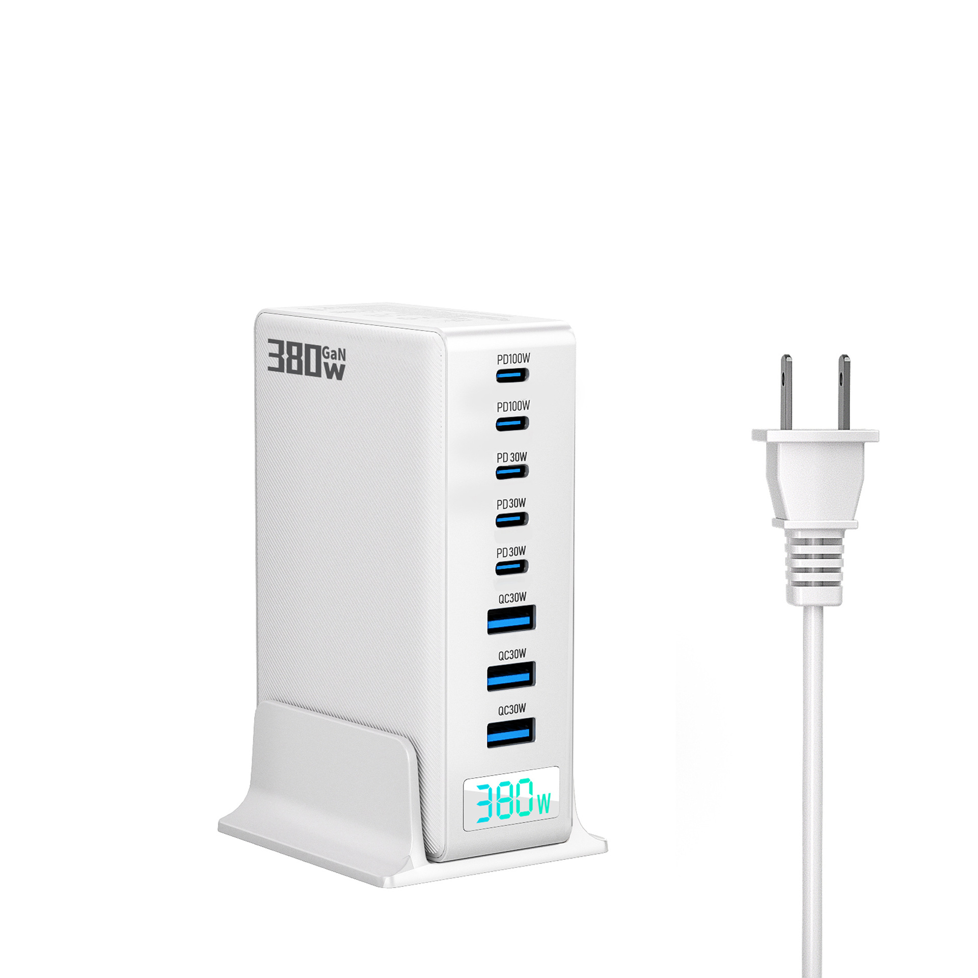 흰색 미국 표준(색상 상자 포함)